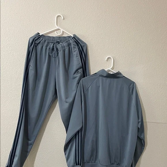 Adidas Men's Blue Track Jacket - Picture 5 of 7